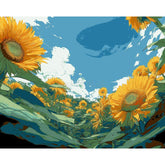 Painting by Numbers Sunflowers