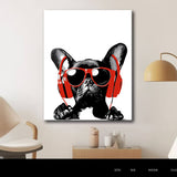 Painting by Numbers Pictures Dj Dog Dog with Headphones