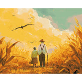 Painting by Numbers for Adults Lovers Embraced