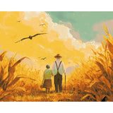 Painting by Numbers for Adults Lovers Embraced