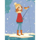 Painting by Numbers Christmas Fishing Winter Days