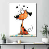 Painting by Numbers Pictures Chihuahua Abstract