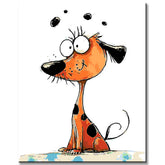 Painting by Numbers Pictures Chihuahua Abstract