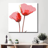 Painting by Numbers Red Flower