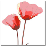 Painting by Numbers Red Flower