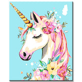 Paint by Numbers Unicorn