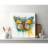 Paint by Numbers Butterfly Pink