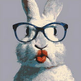 Painting by Numbers Animals Rabbit Pink