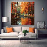 Painting by Numbers forest Stream