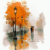 Painting by Numbers Autumn Avenue