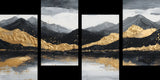 Painting by Numbers Mountain Massif Reflection 4-Panel (Quattro)