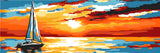 Painting by Numbers Sailboat in The Sunset