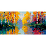 Painting by Numbers Plant Life Lake
