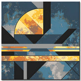Paint by Numbers Geometric Design