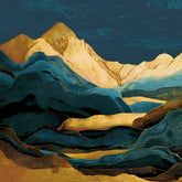 Painting by Numbers Mountains of Gold