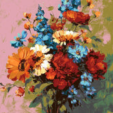 Painting by Numbers Flowers Bouquet