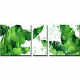 Painting by Numbers Leaves- 3-Panel (Triptych) -SS-181