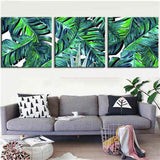 Painting by Numbers Leaves- 3-Panel (Triptych)