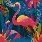 Painting by Numbers Flamingo Family