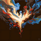 Painting by Numbers Colorful Steam