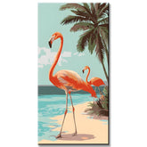Painting by Numbers Flamingo Couple