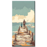 Painting by Numbers Jetty To The Lake