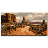 Paint by Numbers America Wild West Landscape