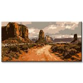 Paint by Numbers America Wild West Landscape