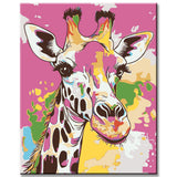 Paint by Numbers Giraffe Painting Animal Art
