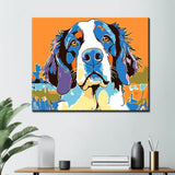 Paint by Numbers Dog Animal Art
