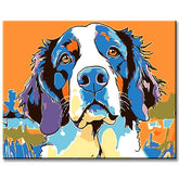 Paint by Numbers Dog Animal Art