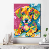 Painting by Numbers Dog Animals Modern Animal Art