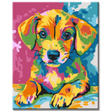 Painting by Numbers Dog Animals Modern Animal Art