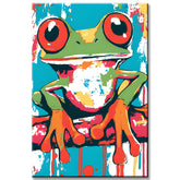 Painting by Numbers Frog Animals Modern Animal Art