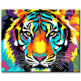 Paint by Numbers Tiger Portrait Animals Animal Art