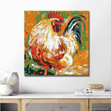 Paint by Numbers Rooster Portrait Animals Animal Art