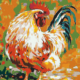 Paint by Numbers Rooster Portrait Animals Animal Art