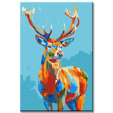 Painting by Numbers Deer Animals Modern Animal Art Painting