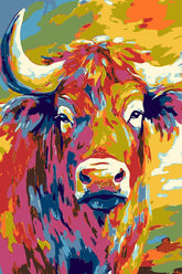 Paint by Numbers Buffalo Animal Modern Animal Art