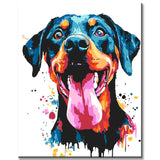 Painting by Numbers Dog Great Dane Modern Animal Art