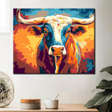 Painting by Numbers Bull Modern Animal Art 2