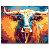 Painting by Numbers Bull Modern Animal Art 2