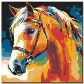 Painting by Numbers Bull Modern Animal Art