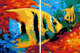 Painting by Numbers Fish Animal Modern Animal Art