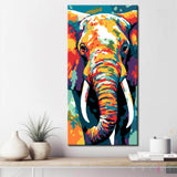 Paint by Numbers Elephant Tusk Modern Animal Art