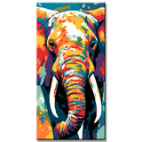 Paint by Numbers Elephant Tusk Modern Animal Art