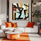 Painting by Numbers Playful Collage Art III