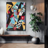 Paint by Numbers Abstract Mixed Media Art VI