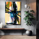 Painting by Numbers Abstract Art Brush Dance I