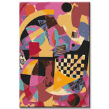 Paint by Numbers Abstract Mixed Media Art VV